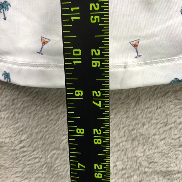 Straight Down Performance Polo Shirt Mend Large Short Sleeve Casual Whilte - Picture 4 of 10